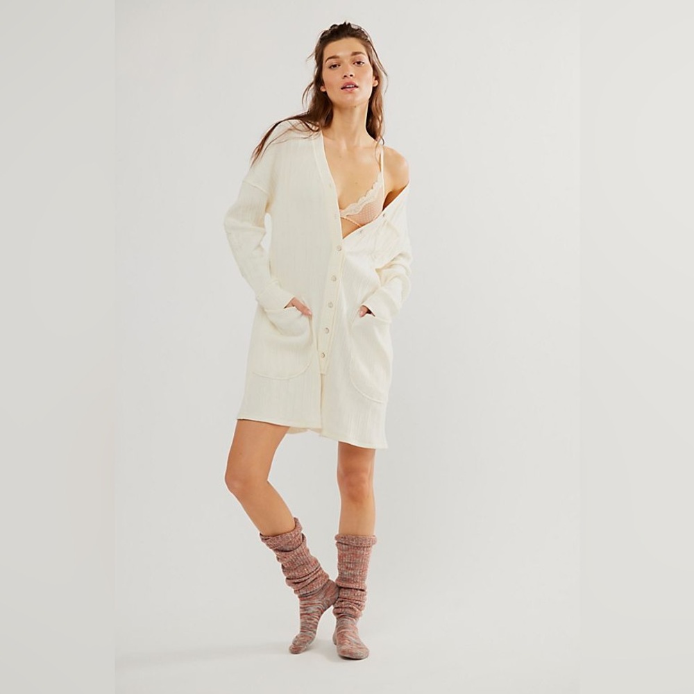 FREE PEOPLE Intimately Good‎ Feels Romper Vanilla Size Medium